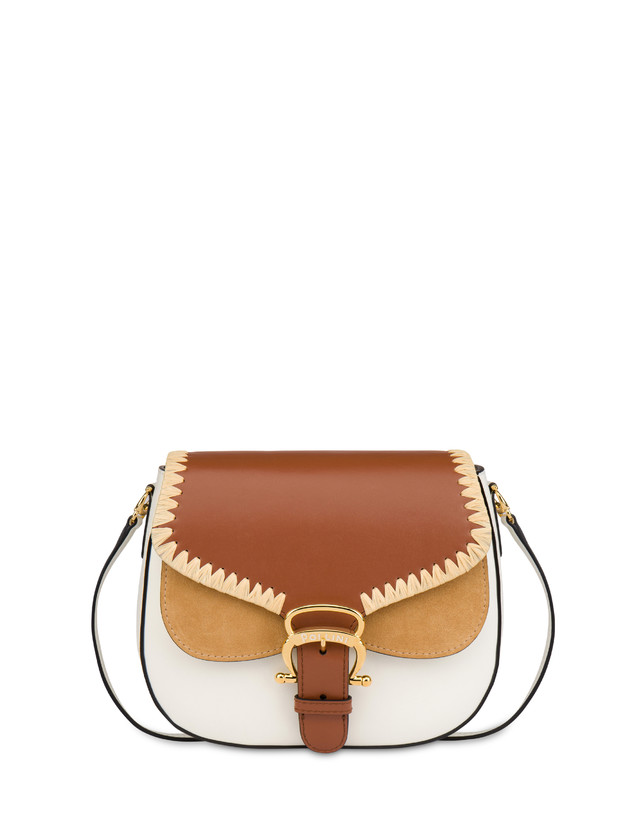 Giulietta Clamp calfskin and split leather shoulder bag Photo 1