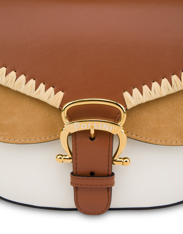 Giulietta Clamp calfskin and split leather shoulder bag Photo 5