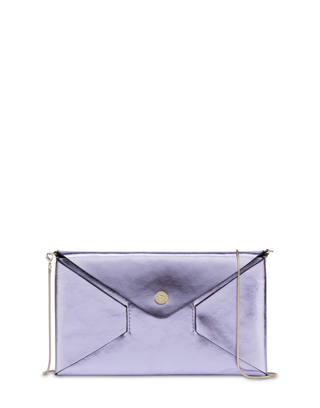 Mail pochette in laminated calfskin Photo 1