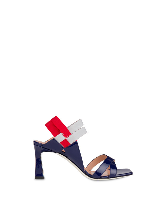 Greek Cross high patent leather sandals Photo 1