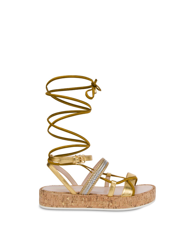 Constantinopolis laminated flatform sandals Photo 1