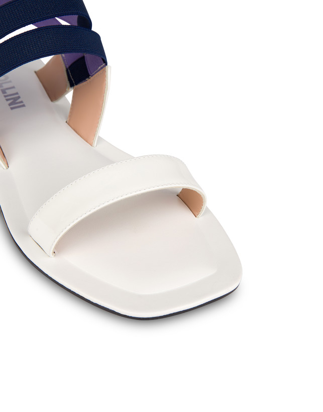 Greek Cross patent leather flat sandals Photo 4