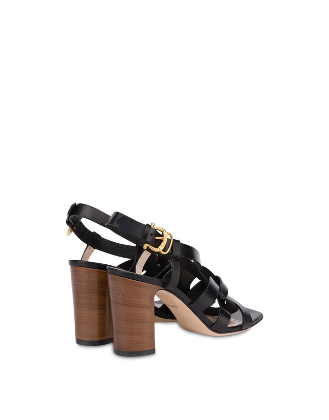 Greek Arco Wave cowhide high sandals Photo 3