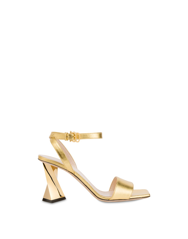 Twisted Column laminated nappa leather sandals Photo 1