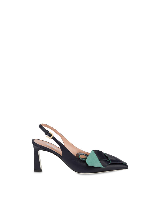 La Mer Rouge slingbacks in calfskin Photo 1