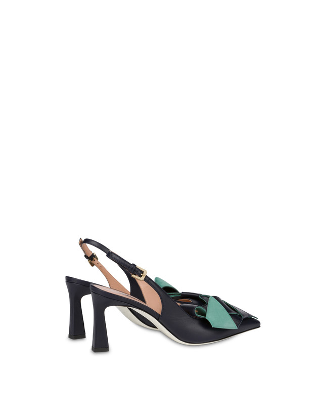 La Mer Rouge slingbacks in calfskin Photo 3