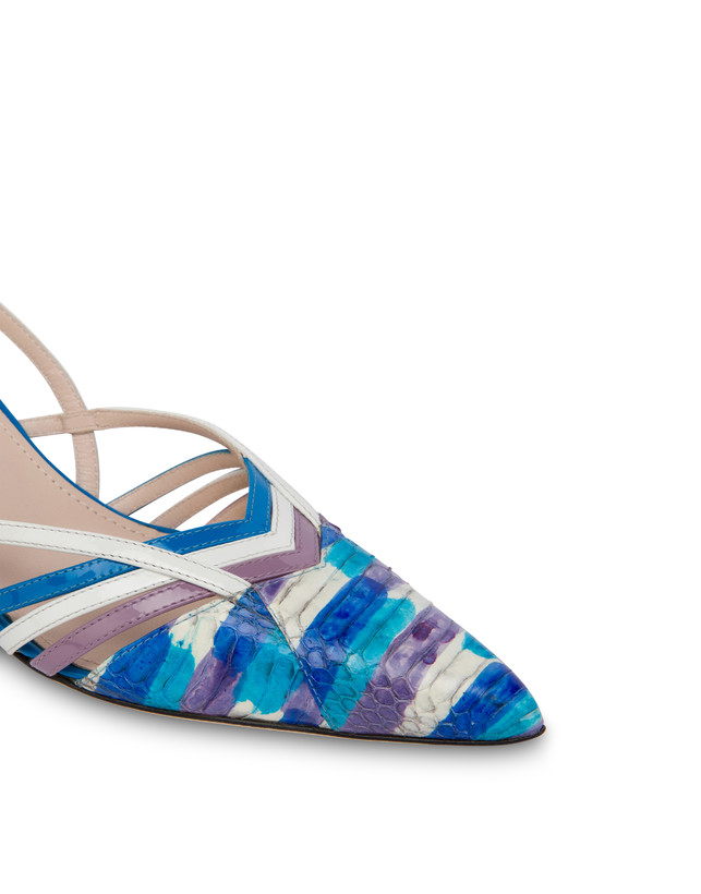 Febe painted elaphe slingbacks Photo 4