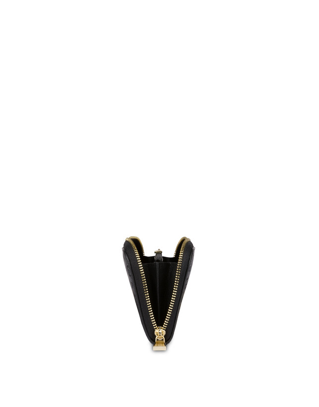 Heritage Logo Embossed zipper around wallet Photo 3