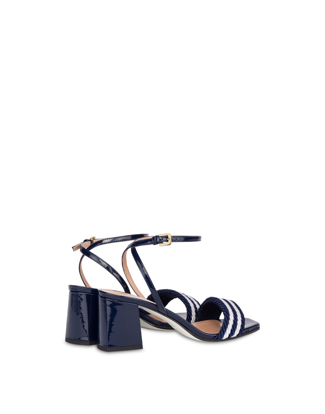 Rope On Rope sandals in patent leather and rope Photo 3