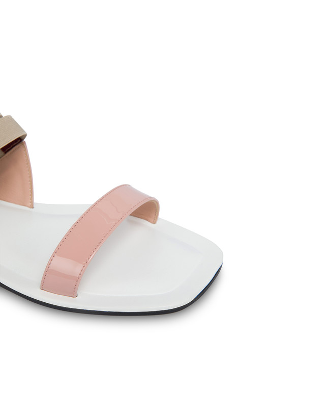 Greek Cross patent leather flat sandals Photo 4