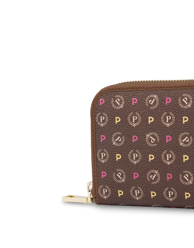 Portafoglio zip around Heritage Logo Classic MULTICOLOR MARRONE
