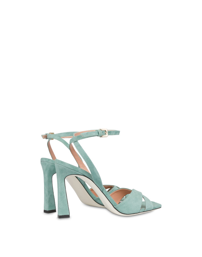 Cote d'Azur high sandals in suede Photo 3