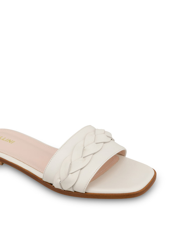 Aura flat sandals in calfskin Photo 4
