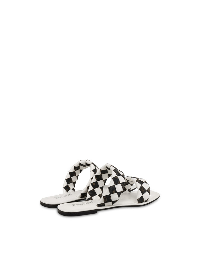 The Queen Of Chess flat sandals with Heritage inserts Photo 3