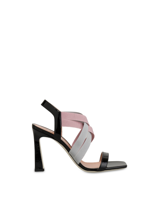 Greek Cross patent leather high sandals Photo 1