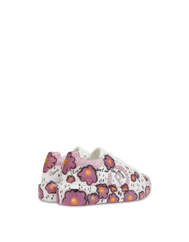 'Please don't eat the flowers' floral print sneakers Photo 3