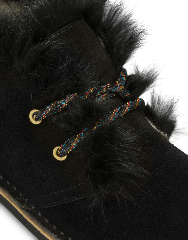 Desert boots in split-grain leather Photo 4