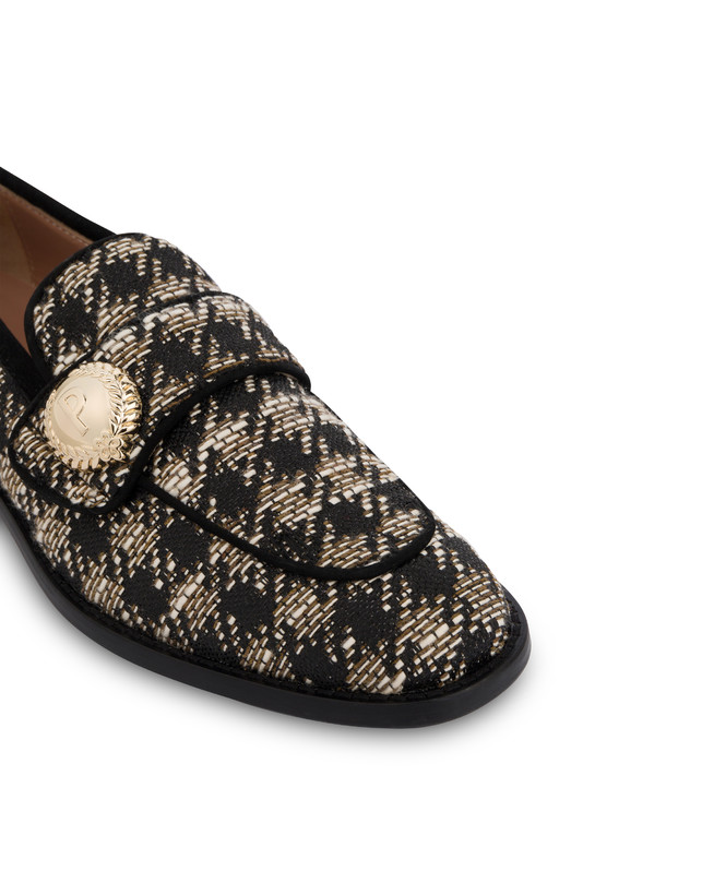 Pied de Poule Queen loafers Photo 4
