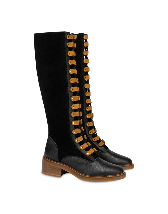 Uniform split-leather boots Photo 2