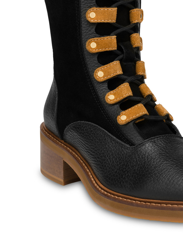 Uniform split-leather boots Photo 4