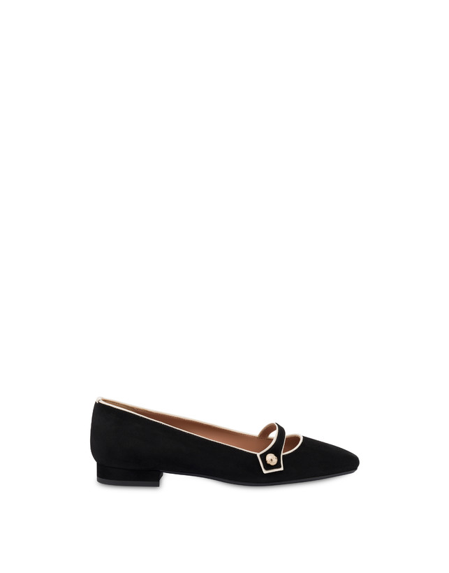 Mary Jane ballet flats in Queen suede Photo 1