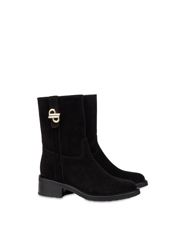 Twin P split-leather ankle boots Photo 2