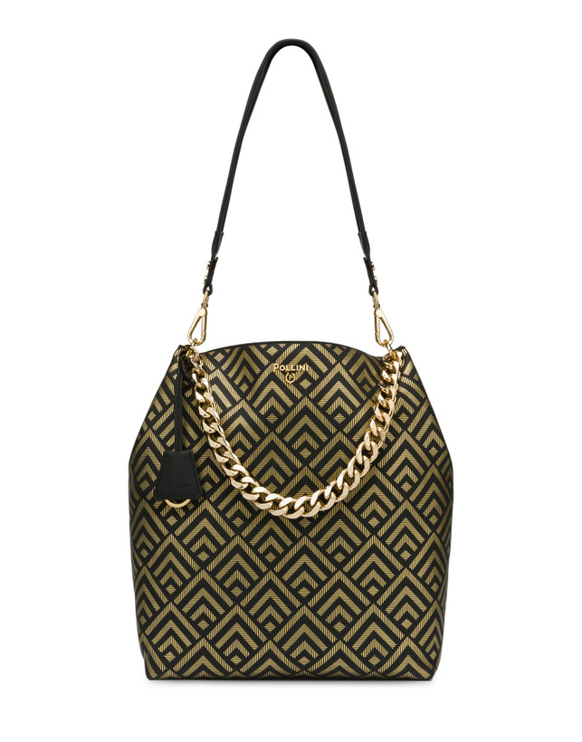 Hobo bag con pattern geometrico Darlene Photo 1