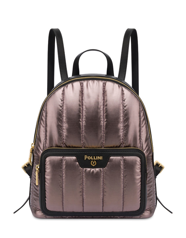 Shiny Tank metallic nylon backpack Photo 1
