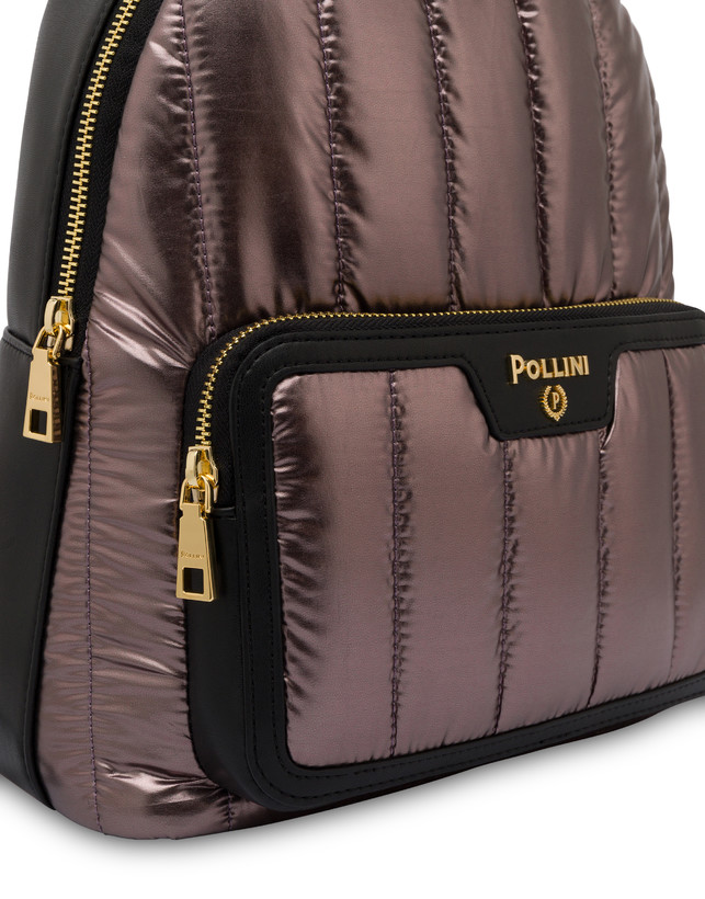 Shiny Tank metallic nylon backpack Photo 5