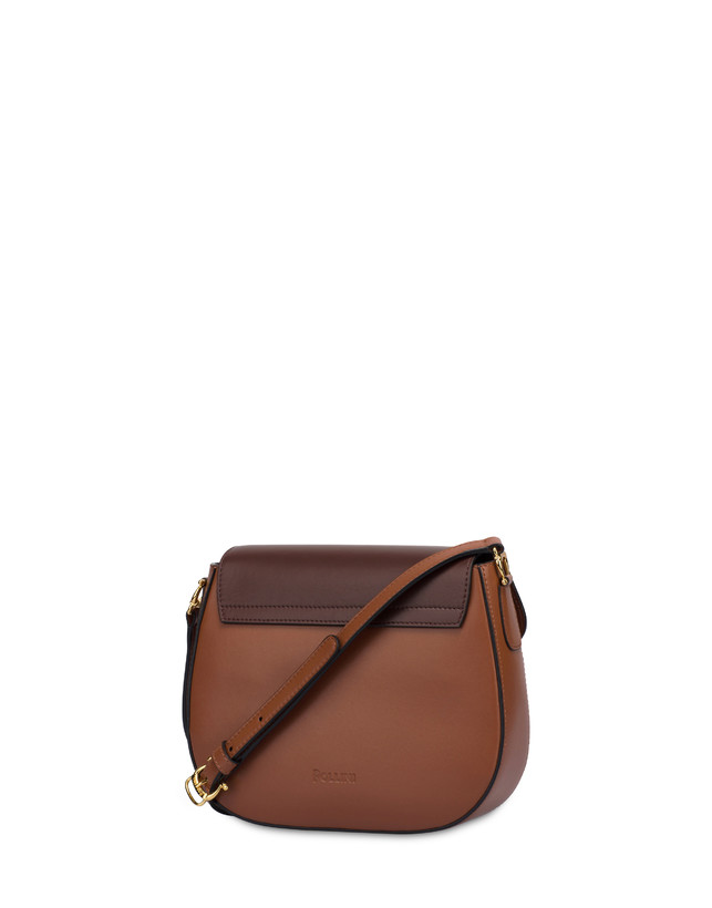 Petal bag in calf leather and elaphe Photo 3