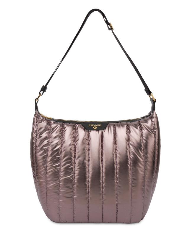 Hobo bag in nylon metallizzato Shiny Tank Photo 1