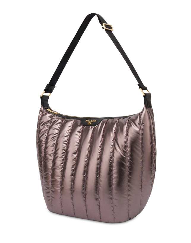 Hobo bag in nylon metallizzato Shiny Tank Photo 2
