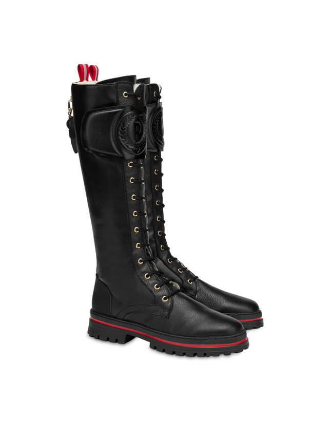 High Combat Boot Pollini Ice Cracker Photo 2