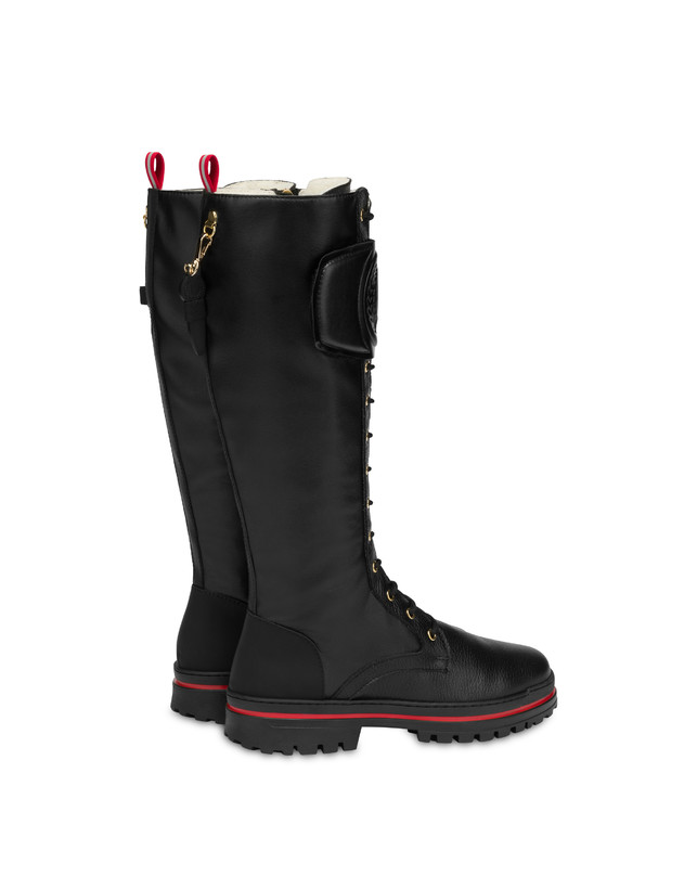 High Combat Boot Pollini Ice Cracker Photo 3
