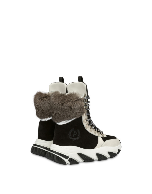 High sneakers with chunky hiking sole Photo 3