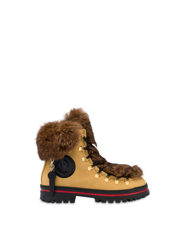 Pedule shoes in nubuck and lapin Pollini Ice Cracker Photo 1