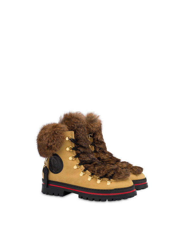 Pedule shoes in nubuck and lapin Pollini Ice Cracker Photo 2