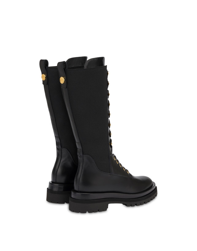 High Combat Boot in vitello Balkan Photo 3