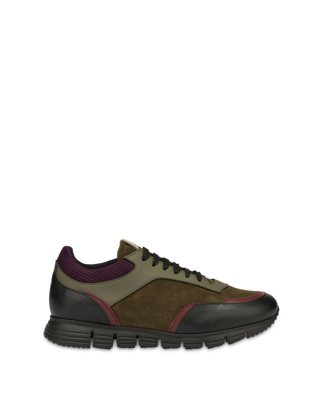 Court leather and calf leather sneakers Photo 1