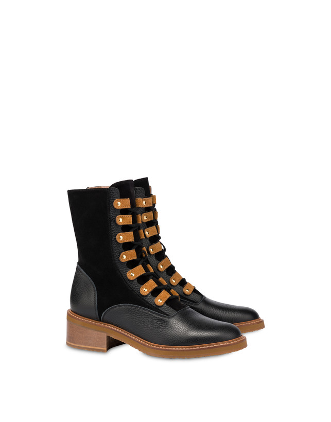 Uniform split leather boots Photo 2