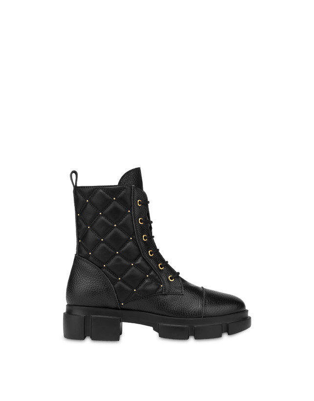Stars In Prague matelassé combat boot Photo 1