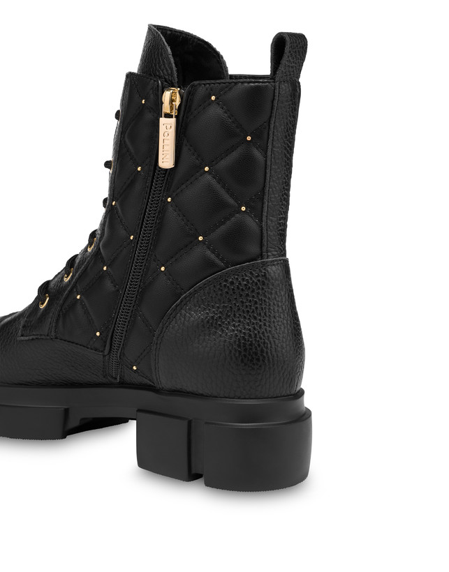 Stars In Prague matelassé combat boot Photo 4