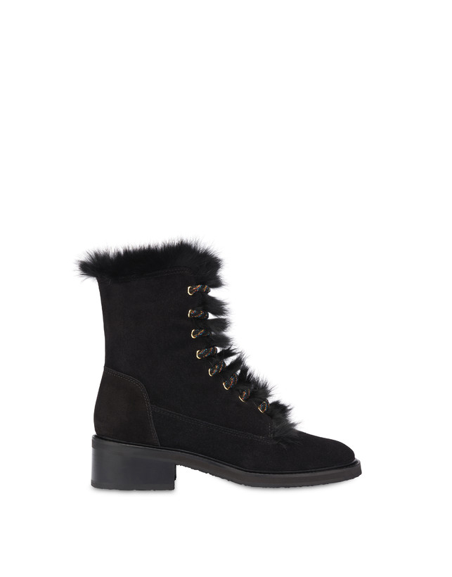 Uniform split leather boots Photo 1