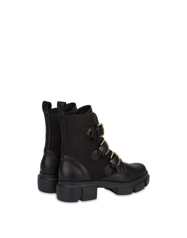 Combat boot in Vienna calfskin Photo 3