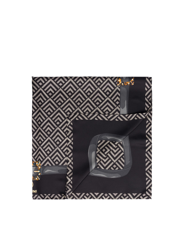 Silk twill scarf Photo 2
