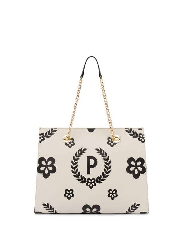 Pollini Shopping Bag Day-si! Heritage Nero/avorio/nero