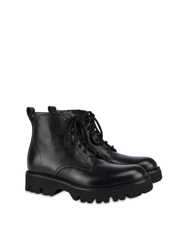 Camden combat boot in calfskin leather Photo 2