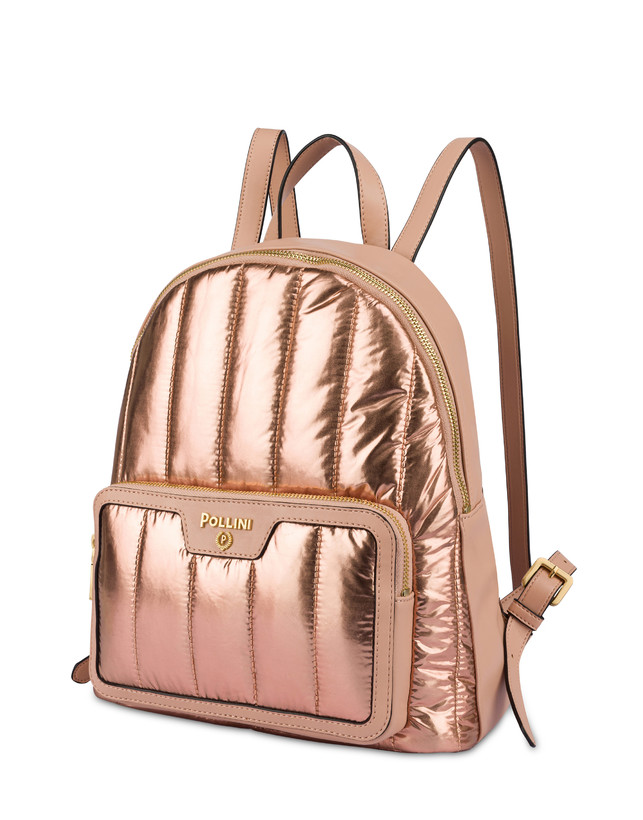 Shiny Tank metallic nylon backpack Photo 2