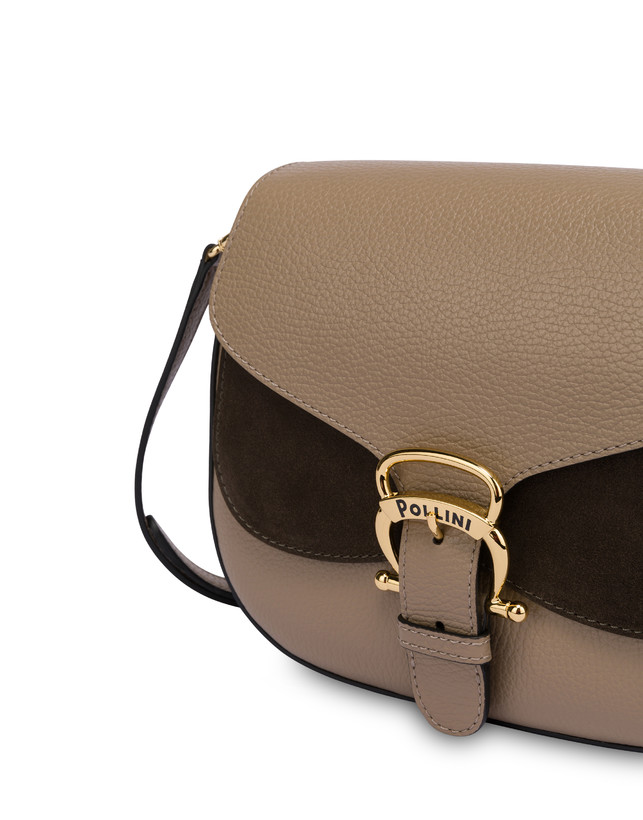 Petalo bag in calfskin and split leather Photo 5