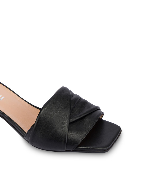 Soft Spring nappa leather mules Photo 4